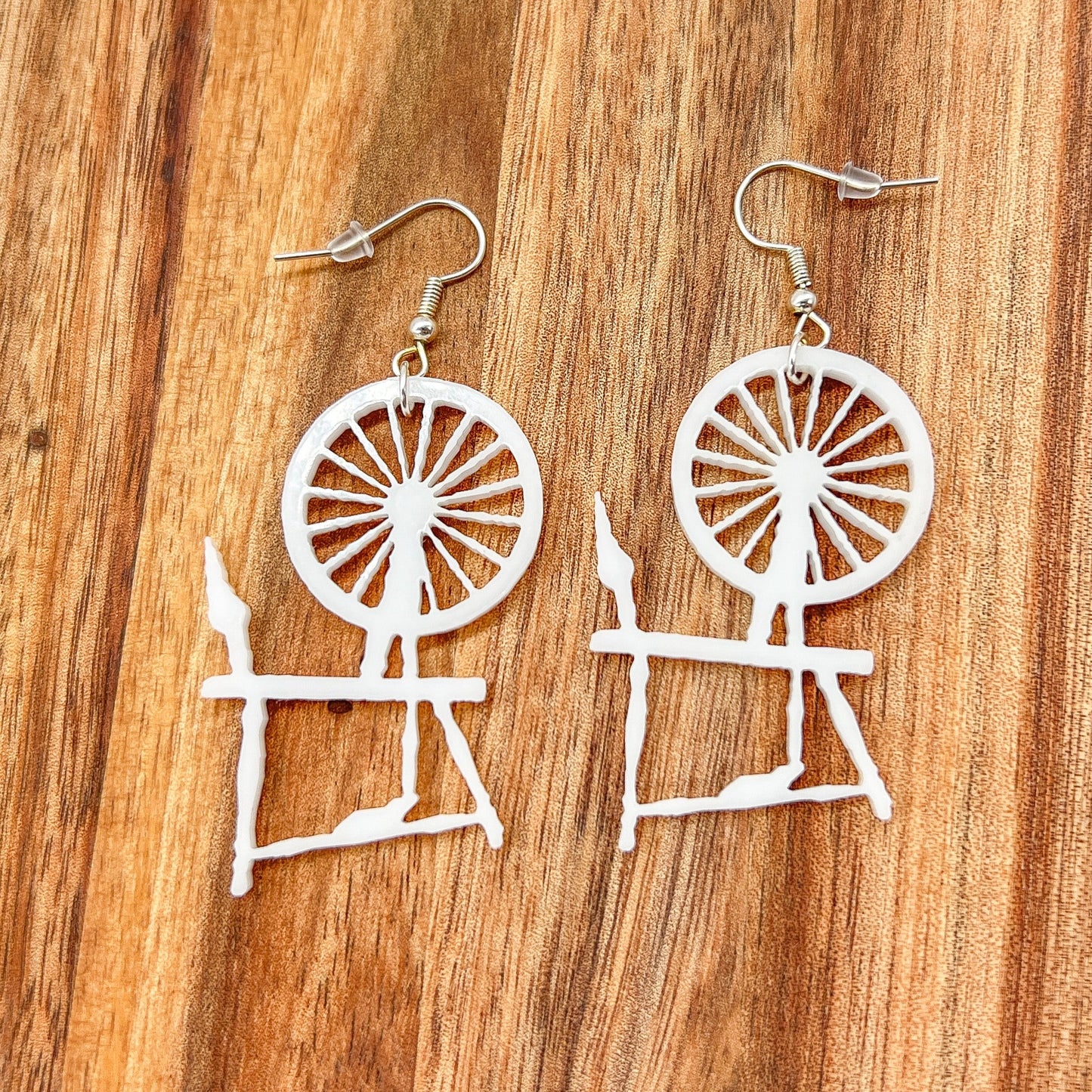 Spinning Wheel Earrings / Sleeping Beauty