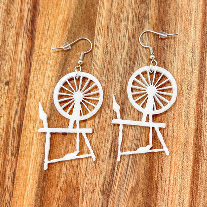 Spinning Wheel Earrings / Sleeping Beauty