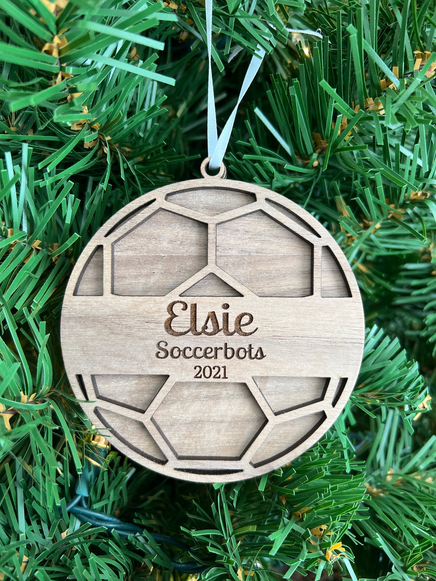 Personalized Soccer Ornament