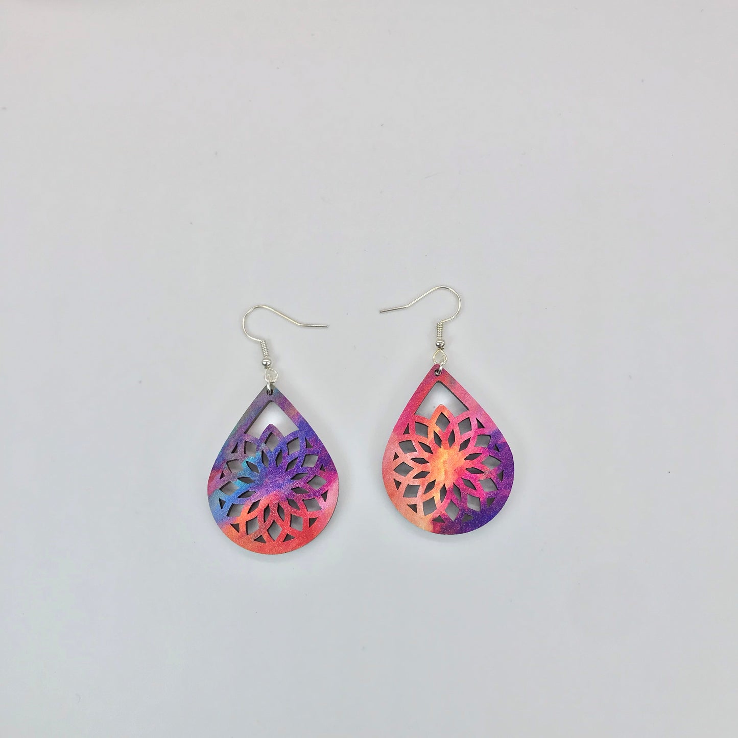 Multi-color Earrings/ Colorful TearDrop Earrings