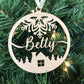 Personalized Snowman / Cabin / Tree Ornaments! Any Name You Choose!