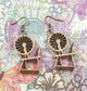 Spinning Wheel Earrings / Sleeping Beauty