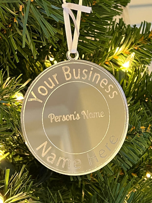 Branded & Personalized Business & Logo Ornaments
