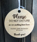 Do Not Disturb Sign