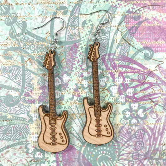 Electric Guitar Earrings