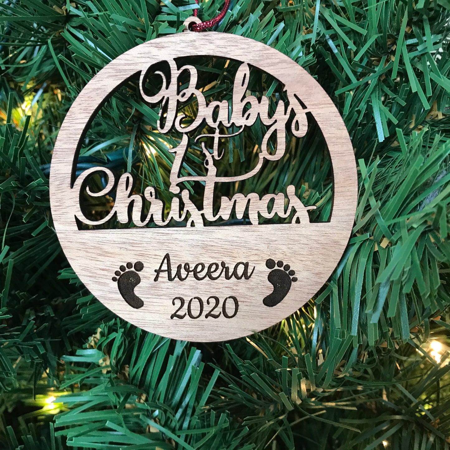 Personalized Baby’s First Christmas Ornament