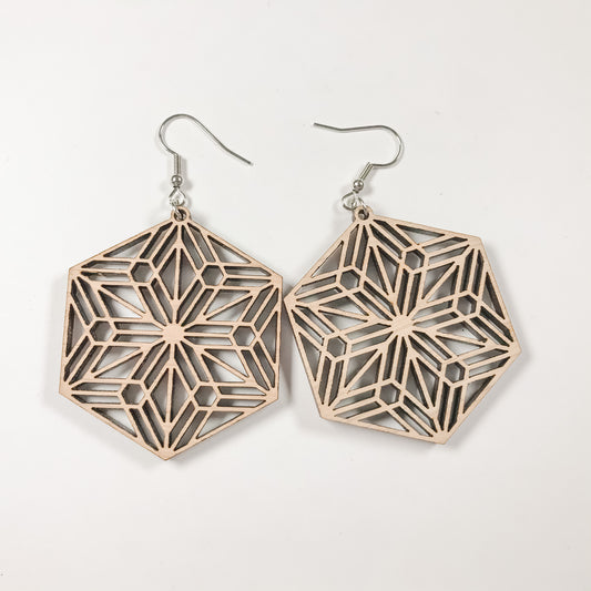 Snowflake Mandala Earrings