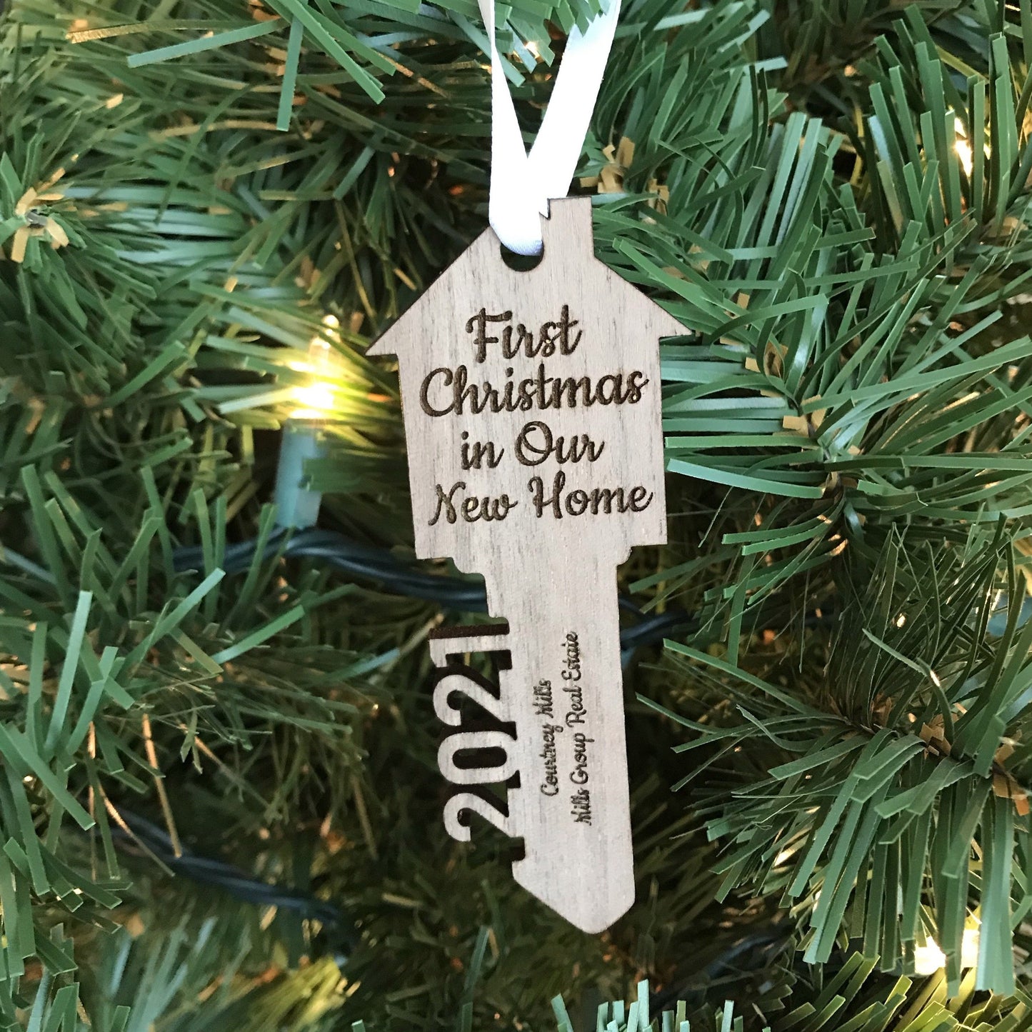 Personalized New Home Key Ornaments