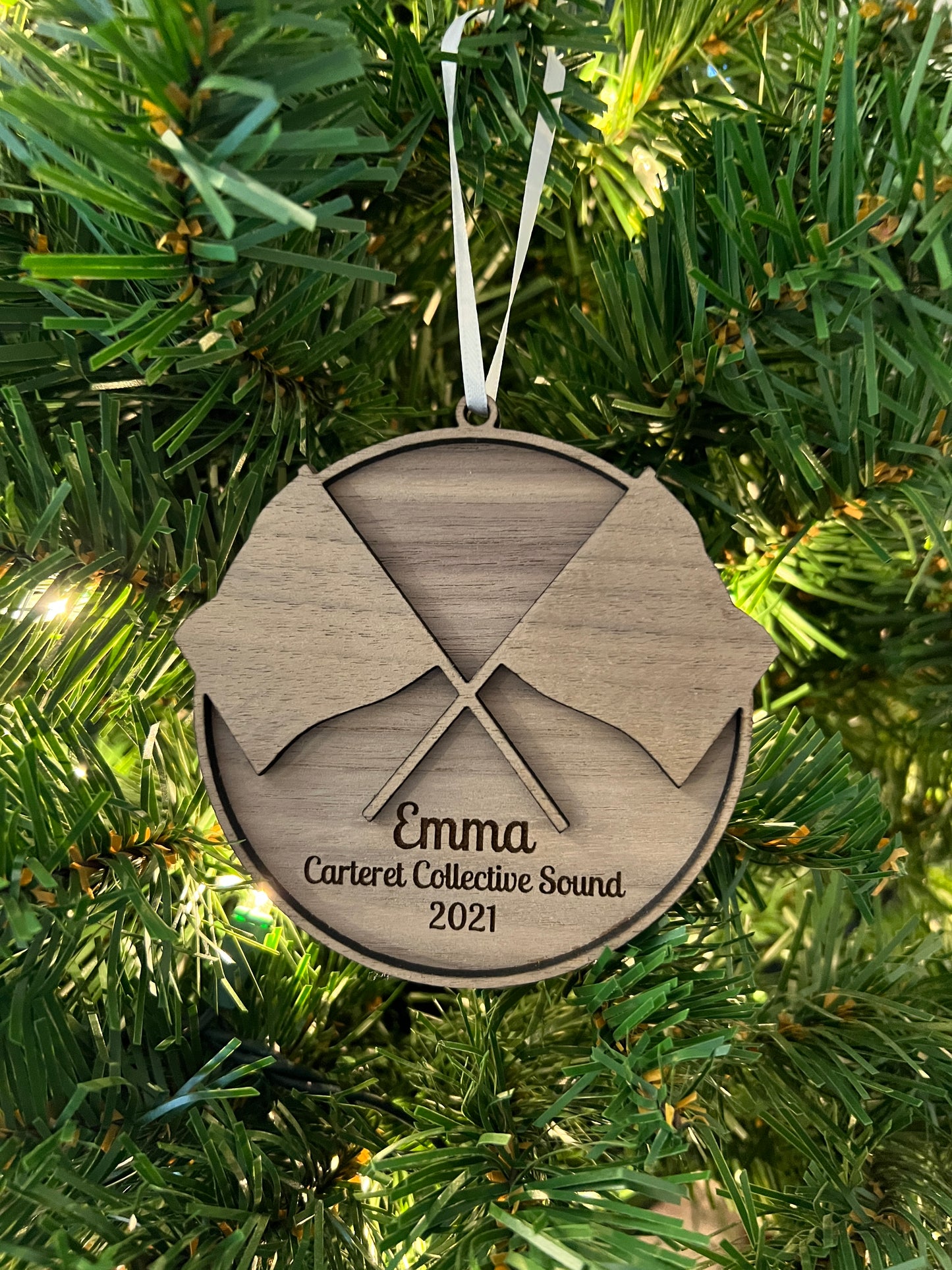 Personalized Color Guard Ornament