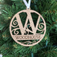 Branded & Personalized Monogram / Family Name Ornament