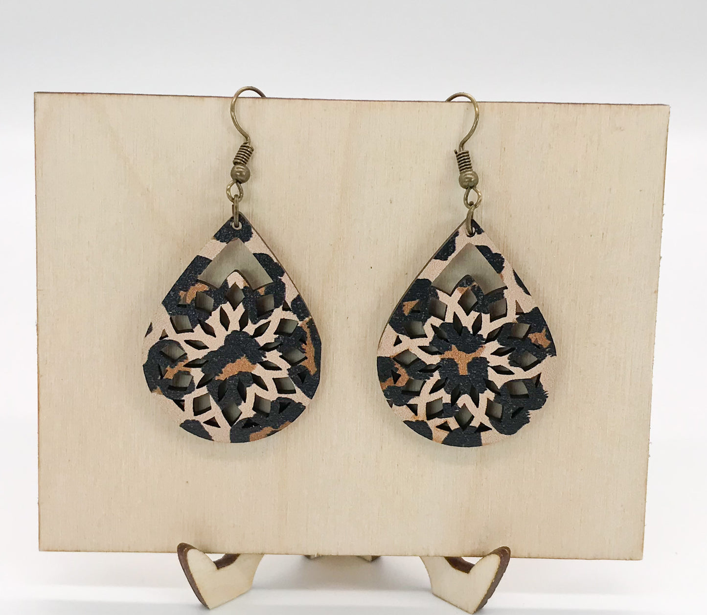 Leopard Print Earrings