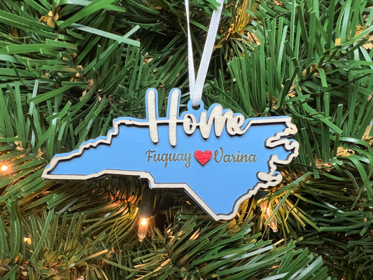 North Carolina Home Ornament