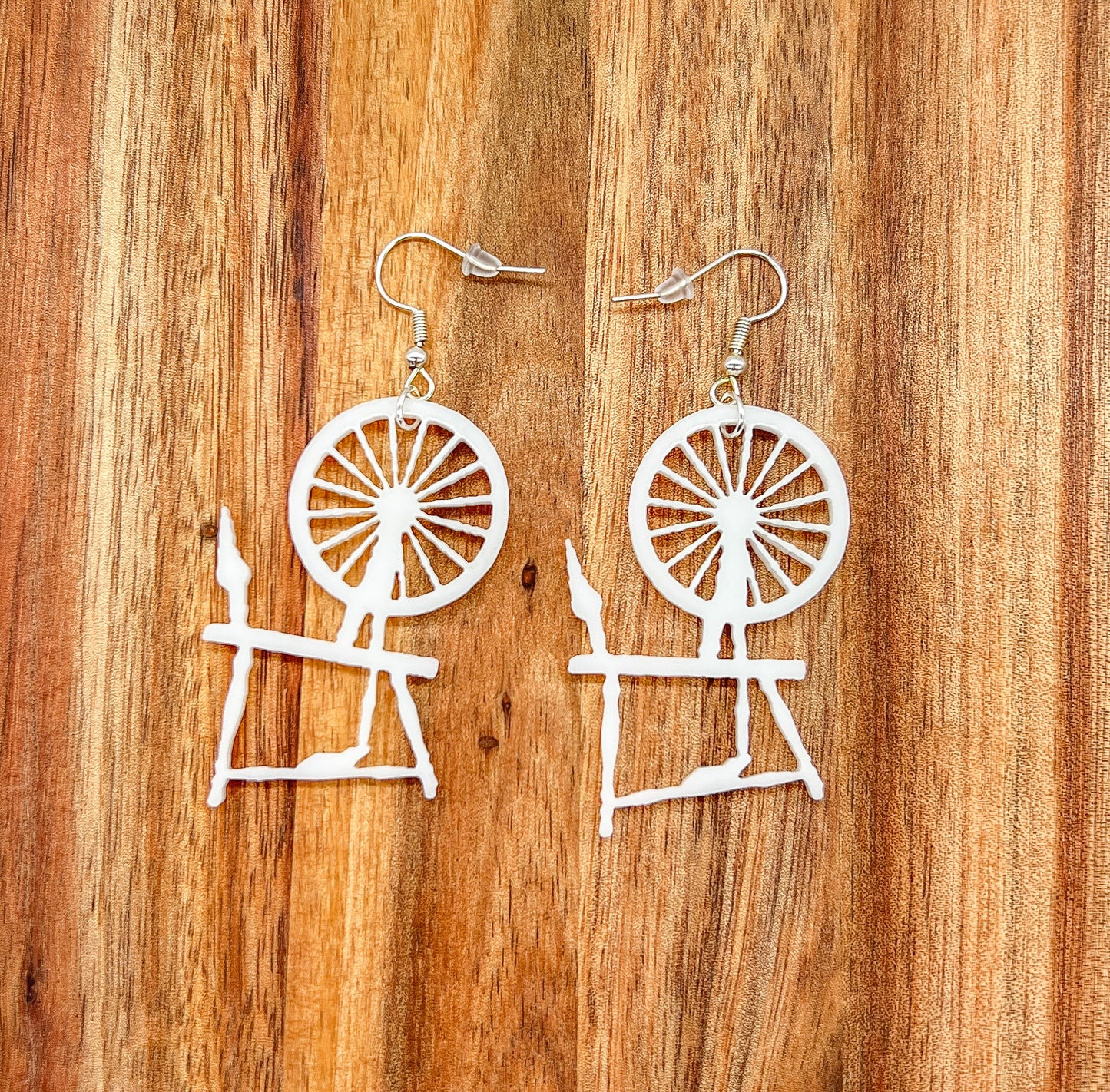 Spinning Wheel Earrings / Sleeping Beauty