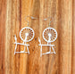 Spinning Wheel Earrings / Sleeping Beauty