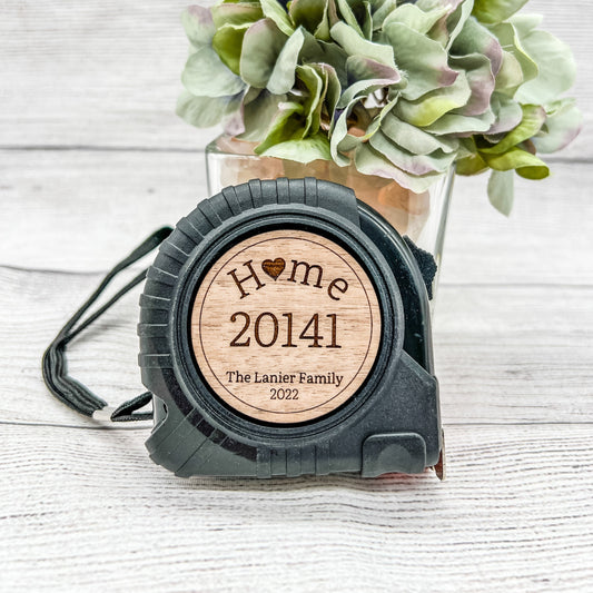 Personalized Tape Measure / Housewarming / New Homeowner Gift