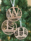 Branded & Personalized Monogram / Family Name Ornament