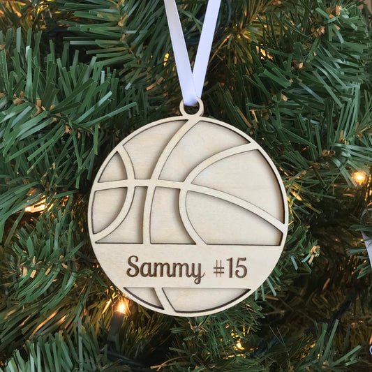 Personalized Basketball Ornament