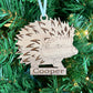 Personalized Hedgehog Ornaments