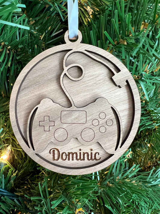 Personalized Gamer Ornament