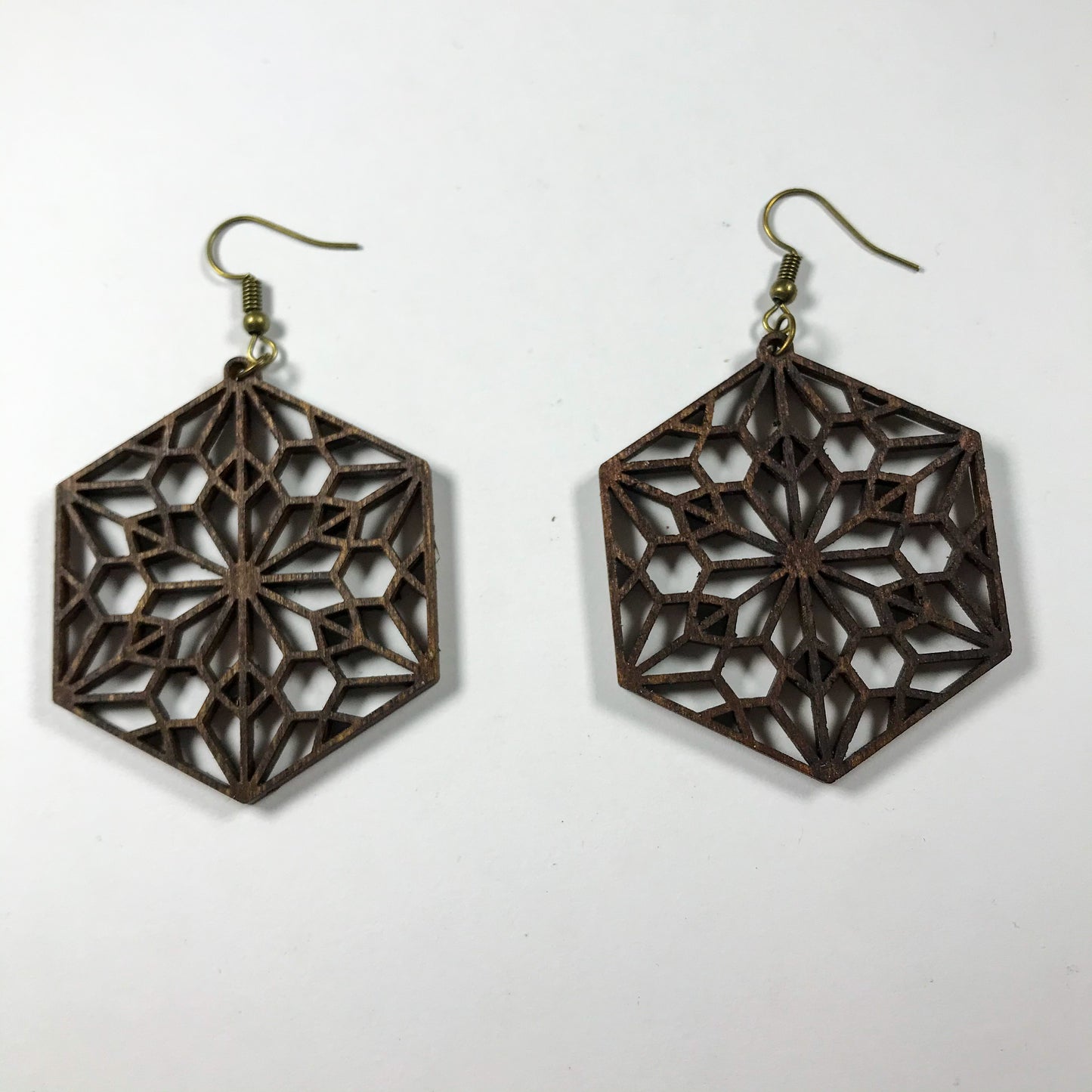 Japanese Kumiko Mandala Earrings