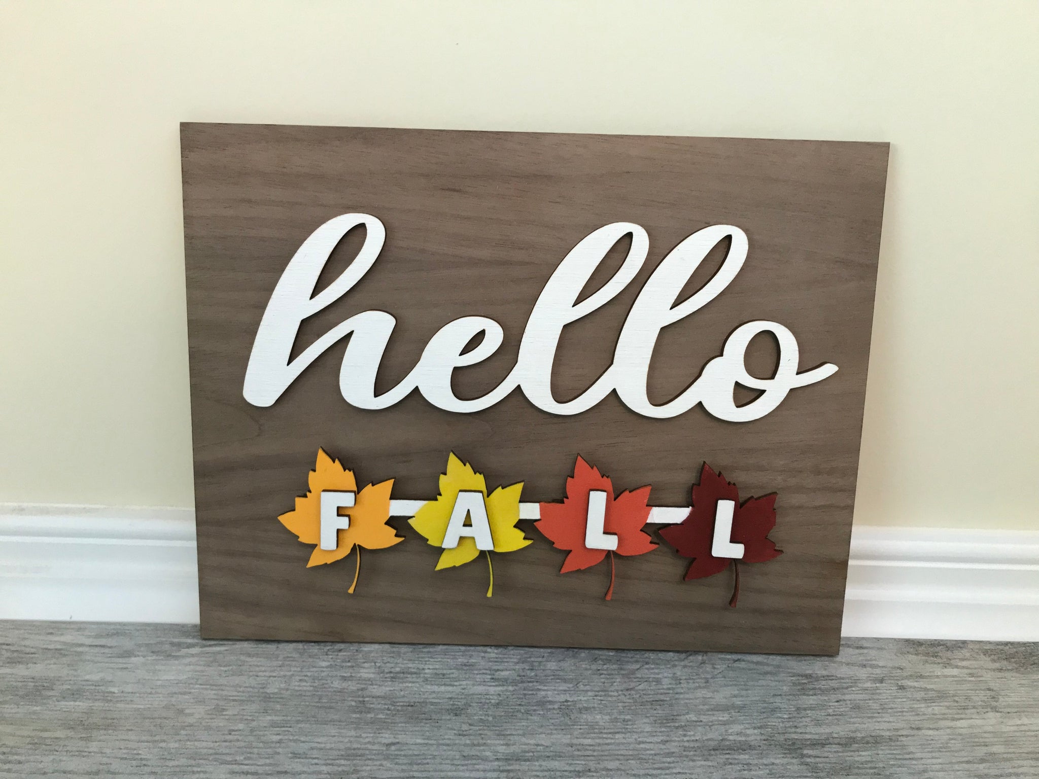 Hello Summer / Hello Fall / Hello Spring / Hello Winter Interchangeabl ...