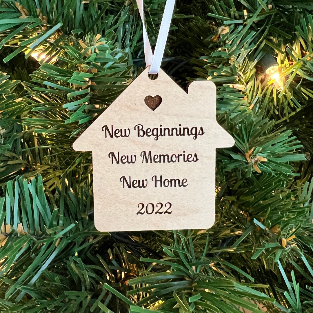 Personalized New Home Ornaments!