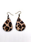 Leopard Print Earrings