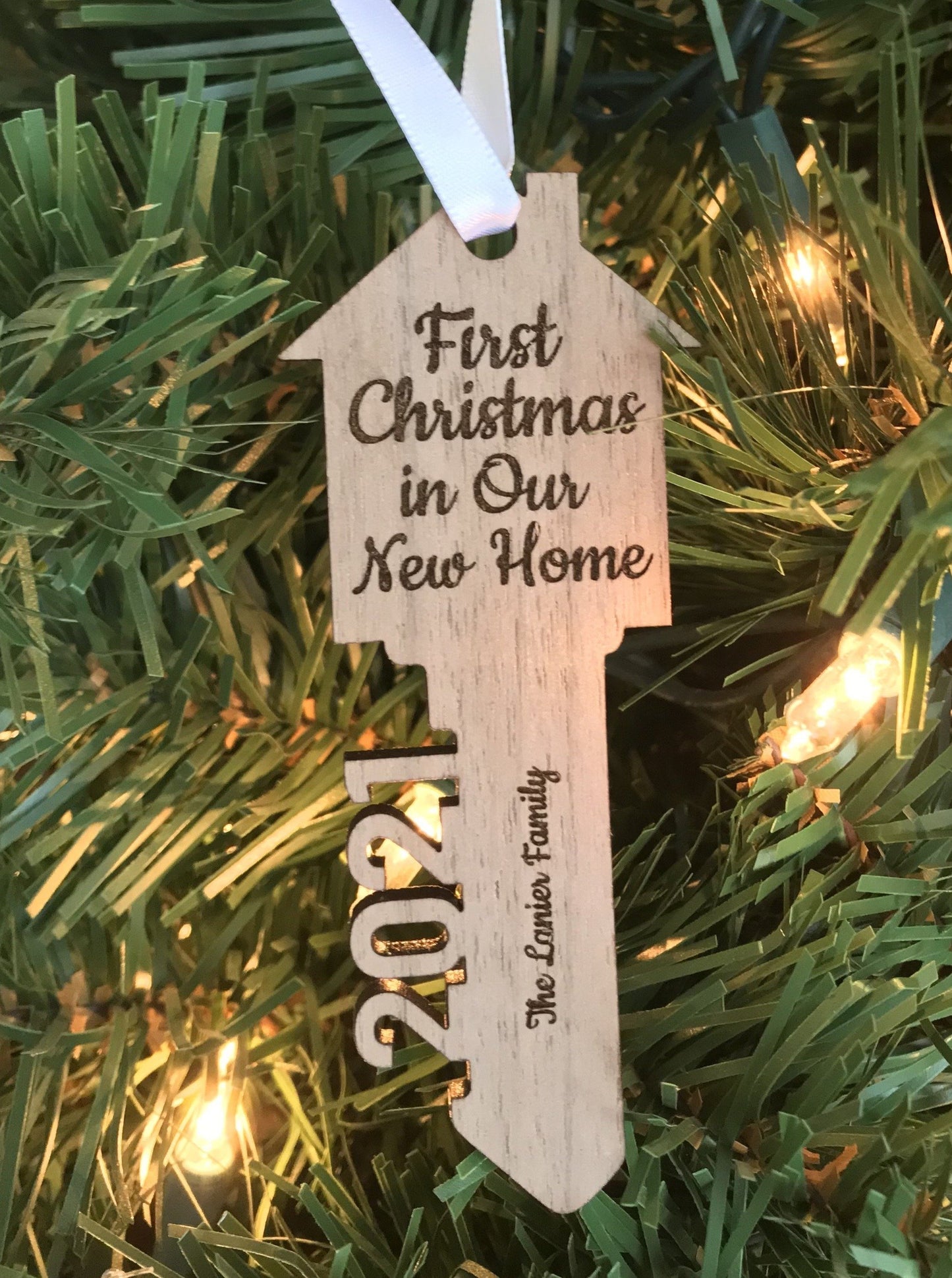 Personalized New Home Key Ornaments