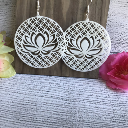 Lotus Flower Earrings