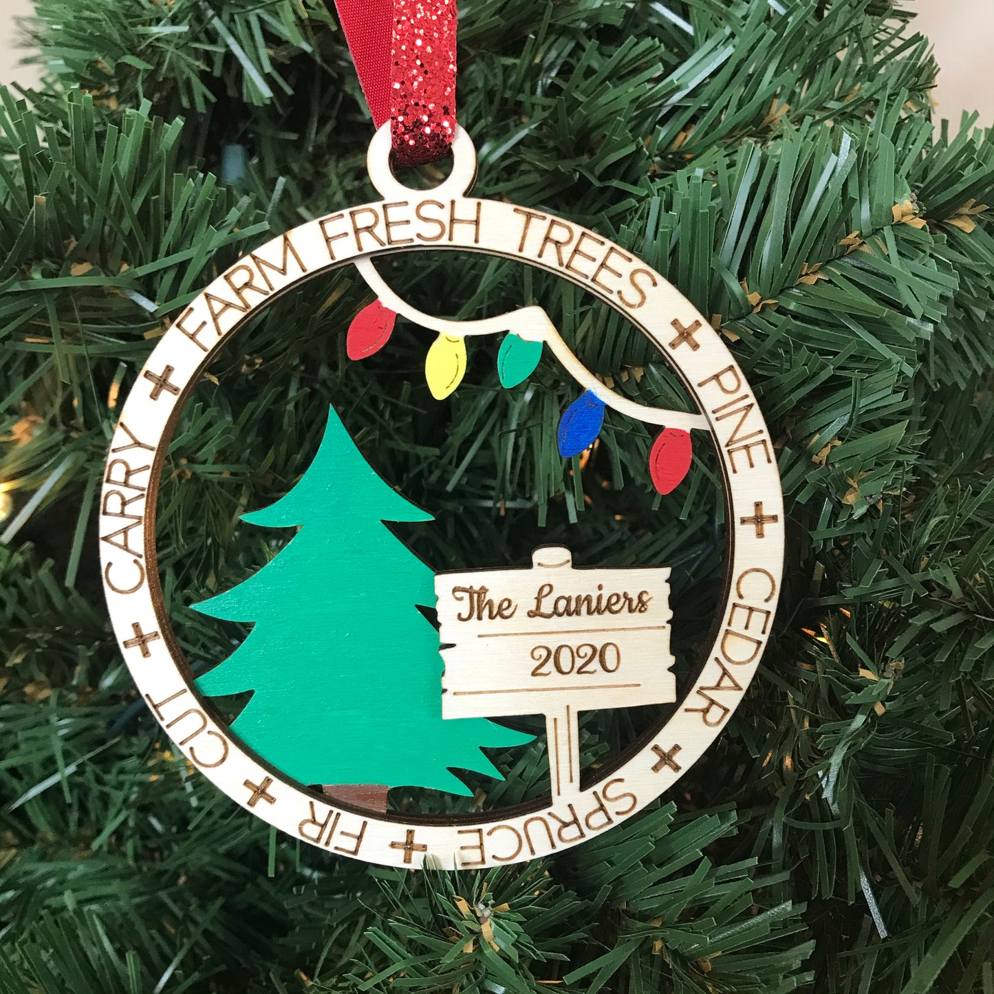 Personalized Family Tree Ornaments!