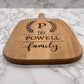 Personalized Cutting Boards and Charcuterie - B-6: 7.75" x 13" Beechwood