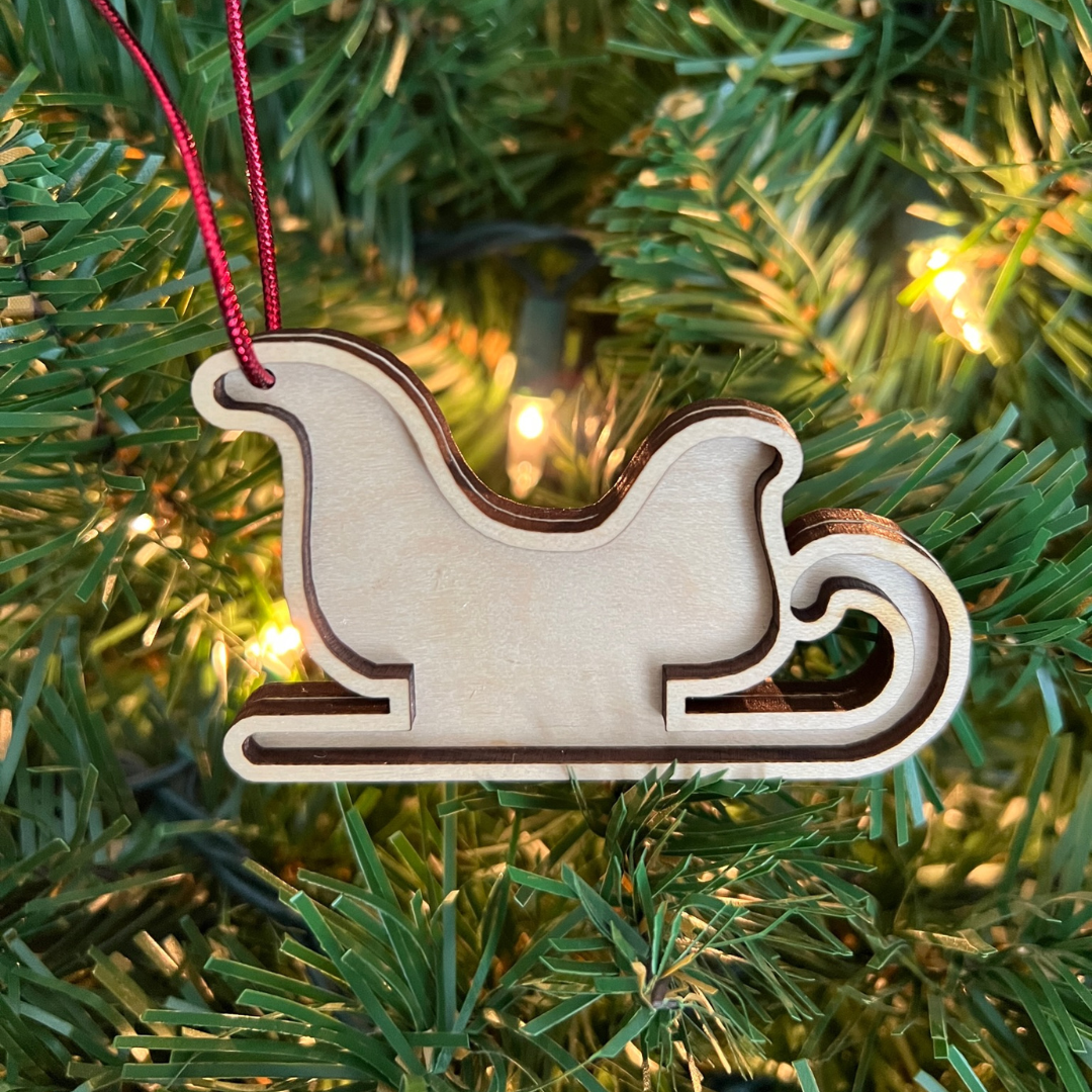 Personalized Sleigh Ornament